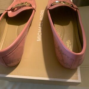 Michael Kors Pink Leather Loafers
